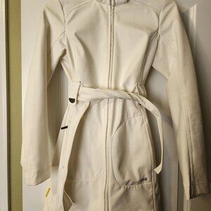 Lole white fleece lined jacket